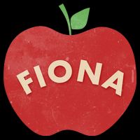 Vintage Finona Apple Button