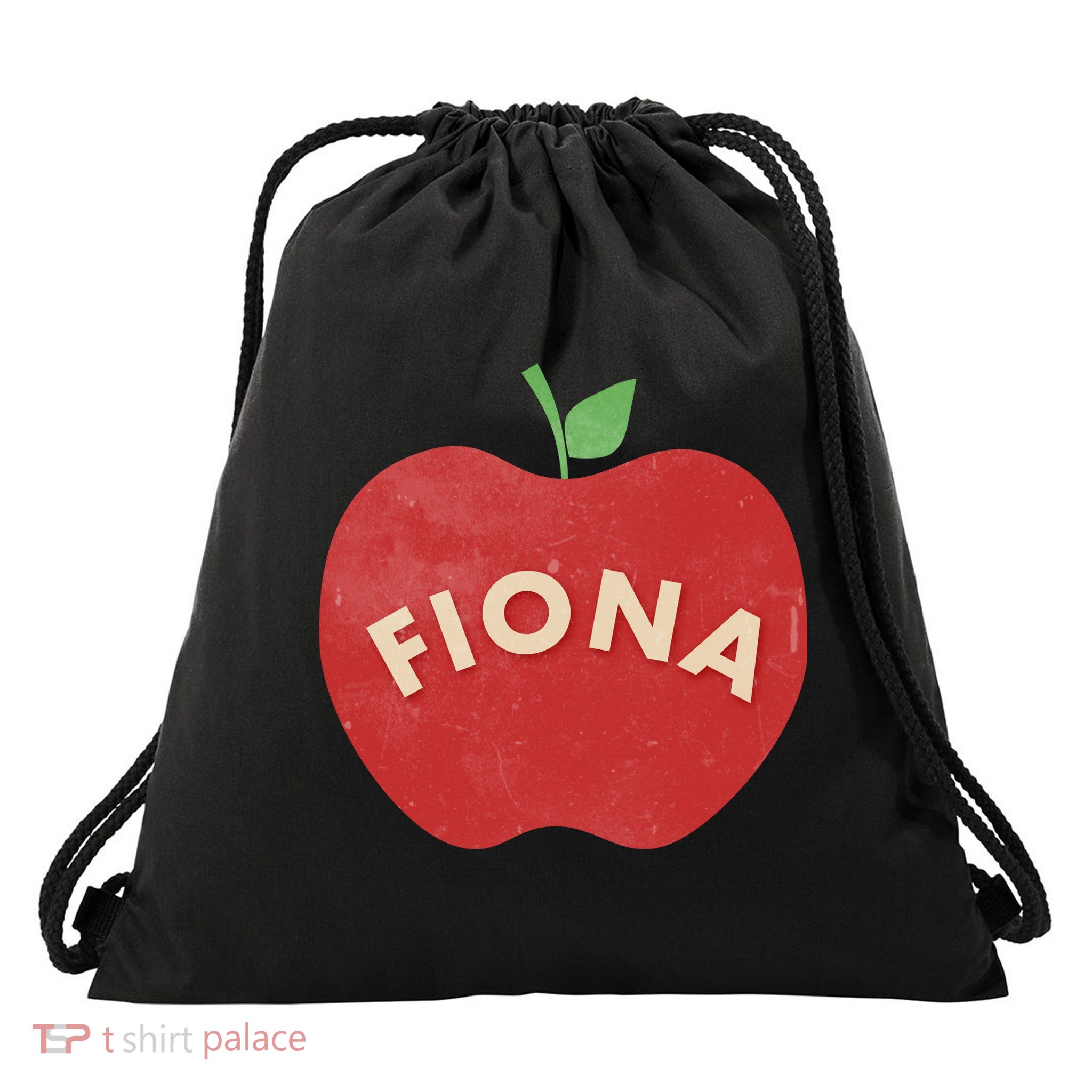 Vintage Finona Apple Drawstring Bag