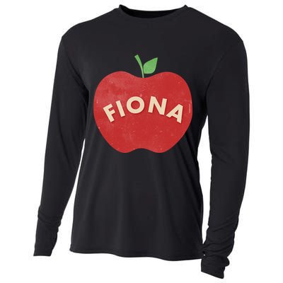 Vintage Finona Apple Cooling Performance Long Sleeve Crew