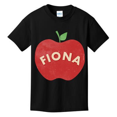 Vintage Finona Apple Kids T-Shirt