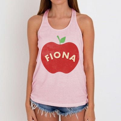 Vintage Finona Apple Women's Knotted Racerback Tank