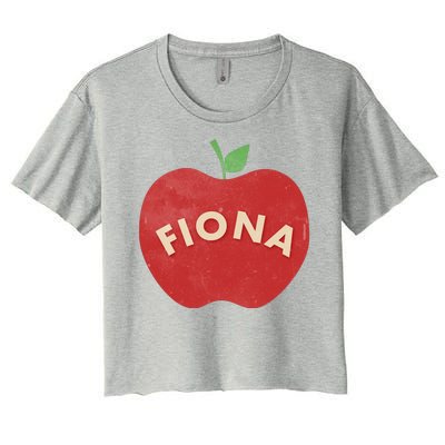 Vintage Finona Apple Women's Crop Top Tee