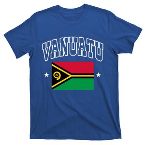 Vanuatu Flag Athletic Patriotic Design Meaningful Gift T-Shirt