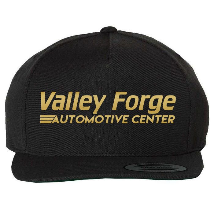 Valley Forge Automotive Center Funny Tires Wool Snapback Cap
