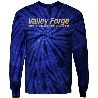 Valley Forge Automotive Center Funny Tires Tie-Dye Long Sleeve Shirt