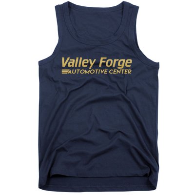 Valley Forge Automotive Center Funny Tires Tank Top