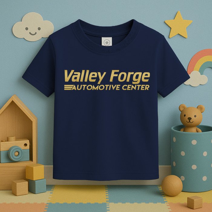 Valley Forge Automotive Center Funny Tires Toddler T-Shirt