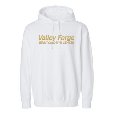 Valley Forge Automotive Center Funny Tires Garment-Dyed Fleece Hoodie