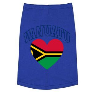 Vanuatu Flag Athletic Heart Souvenir Gift Doggie Tank