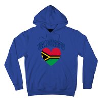 Vanuatu Flag Athletic Heart Souvenir Gift Hoodie