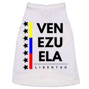 Venezuelan Flag Apparel 7 Stars Libertad Proud White Gift Doggie Tank