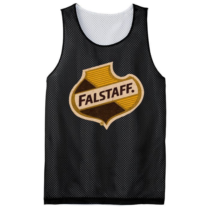 Vintage Falstaffs Beer American Brewery Distressed Mesh Reversible Basketball Jersey Tank