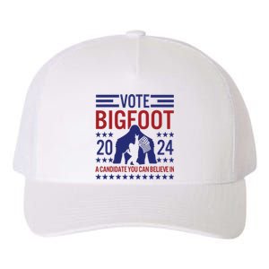 Vote For Bigfoot 2024 Funny A Candidate You Can Believe In Yupoong Adult 5-Panel Trucker Hat