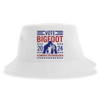 Vote For Bigfoot 2024 Funny A Candidate You Can Believe In Sustainable Bucket Hat