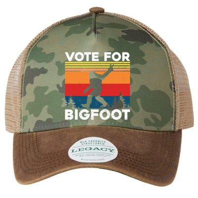 Vote For Bigfoot Legacy Tie Dye Trucker Hat