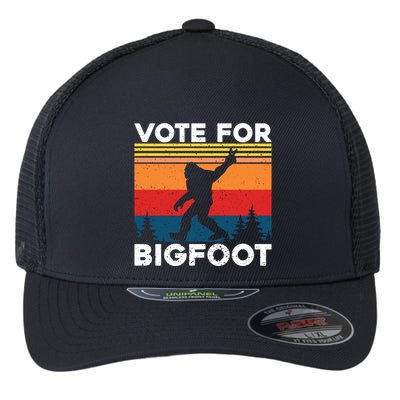 Vote For Bigfoot Flexfit Unipanel Trucker Cap