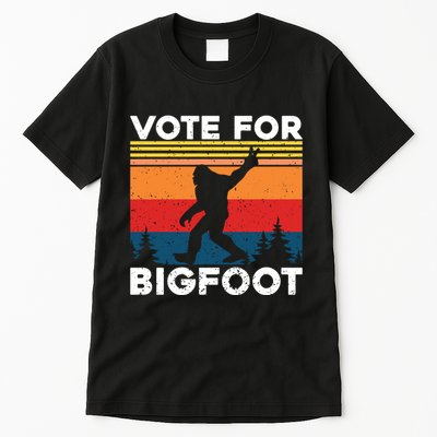 Vote For Bigfoot Tall T-Shirt