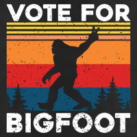 Vote For Bigfoot Adult Drive Performance Visor