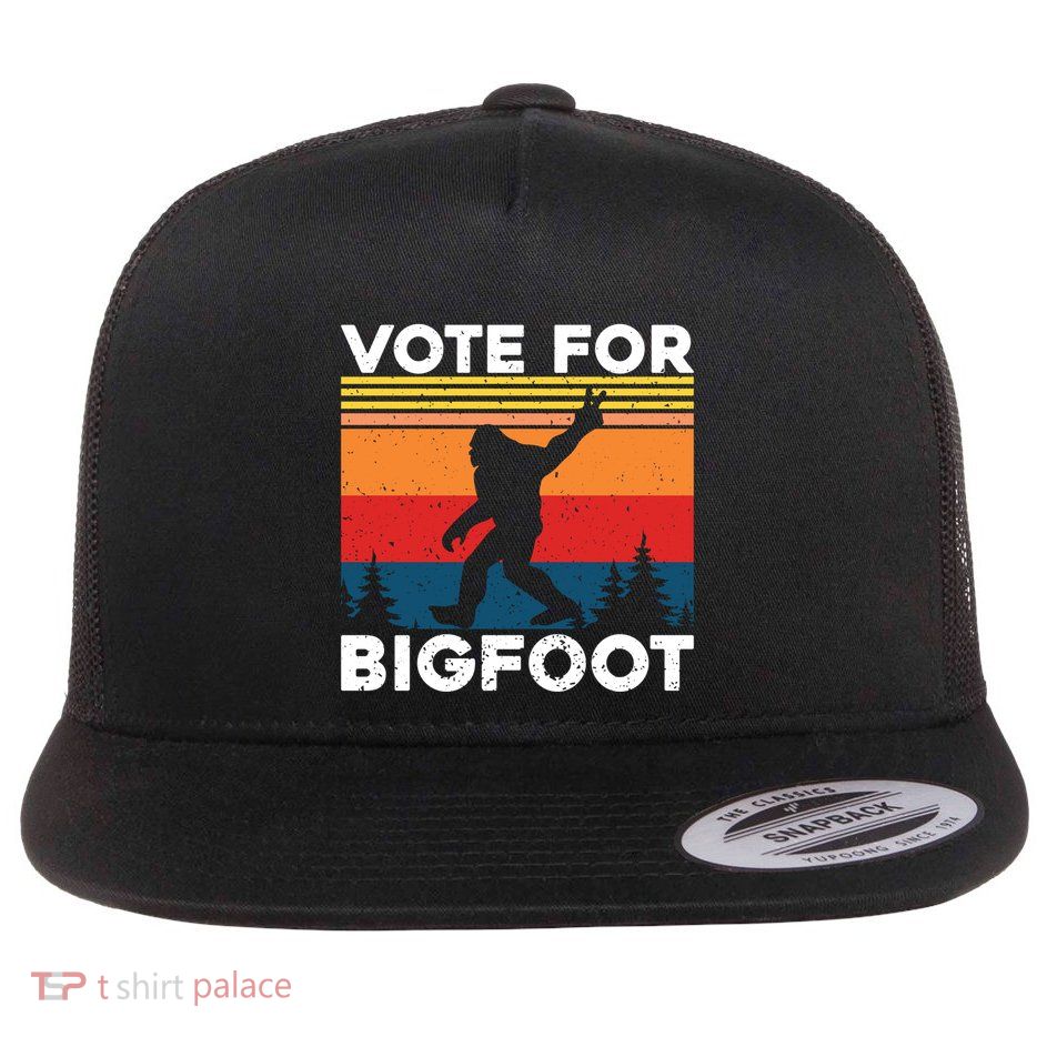 Vote For Bigfoot Flatbill Hat