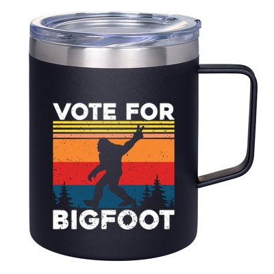 Vote For Bigfoot 12oz Stainless Steel Coffee Mug