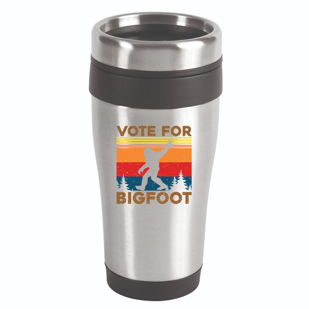Vote For Bigfoot 16oz Travel Tumbler
