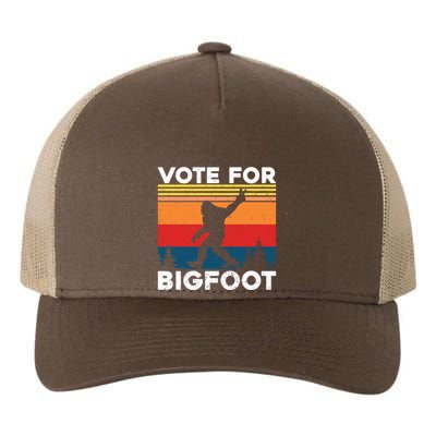 Vote For Bigfoot Yupoong Adult 5-Panel Trucker Hat