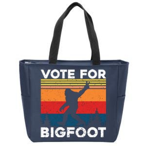 Vote For Bigfoot Zip Tote Bag