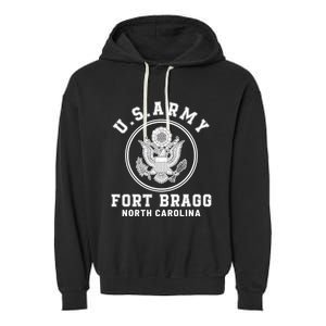 Veteran Fort Bragg North Carolina Nc 82nd Airborne Soldier Funny Gift Garment-Dyed Fleece Hoodie