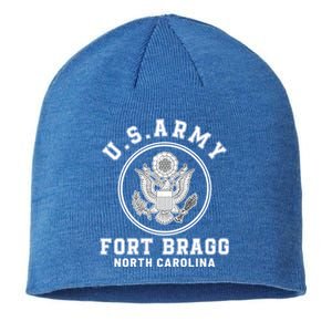 Veteran Fort Bragg North Carolina Nc 82nd Airborne Soldier Funny Gift Sustainable Beanie