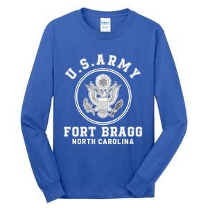 Veteran Fort Bragg North Carolina Nc 82nd Airborne Soldier Funny Gift Tall Long Sleeve T-Shirt