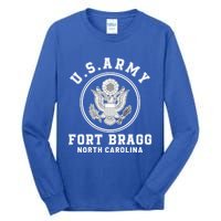 Veteran Fort Bragg North Carolina Nc 82nd Airborne Soldier Funny Gift Tall Long Sleeve T-Shirt