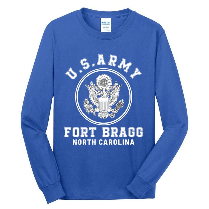 Veteran Fort Bragg North Carolina Nc 82nd Airborne Soldier Funny Gift Tall Long Sleeve T-Shirt