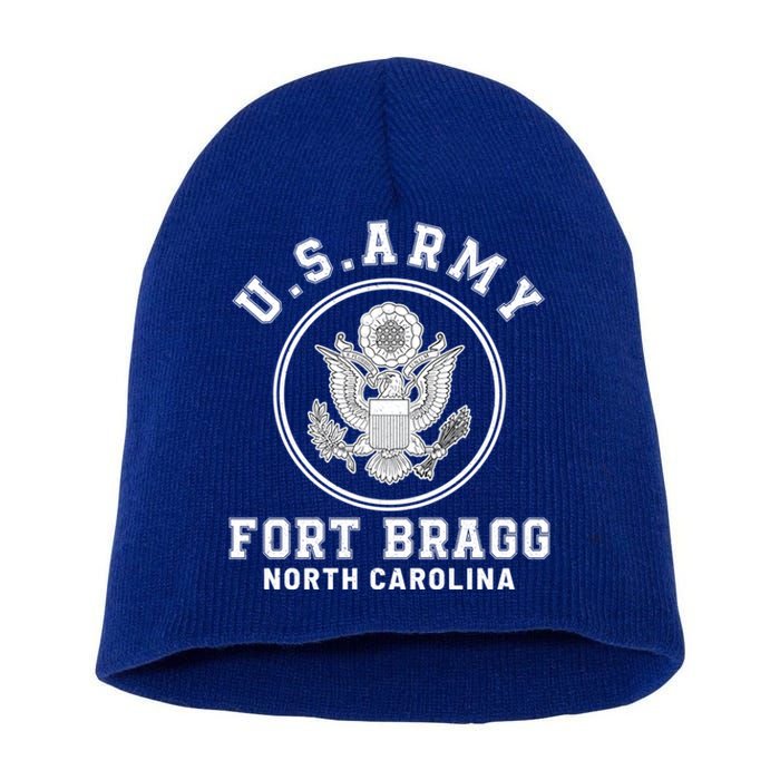 Veteran Fort Bragg North Carolina Nc 82nd Airborne Soldier Funny Gift Short Acrylic Beanie