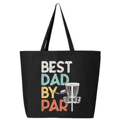Vintage Funny Best Dad By Par Disk Golf Dad Funny Gift 25L Jumbo Tote