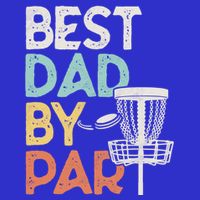 Vintage Funny Best Dad By Par Disk Golf Dad Funny Gift Visor