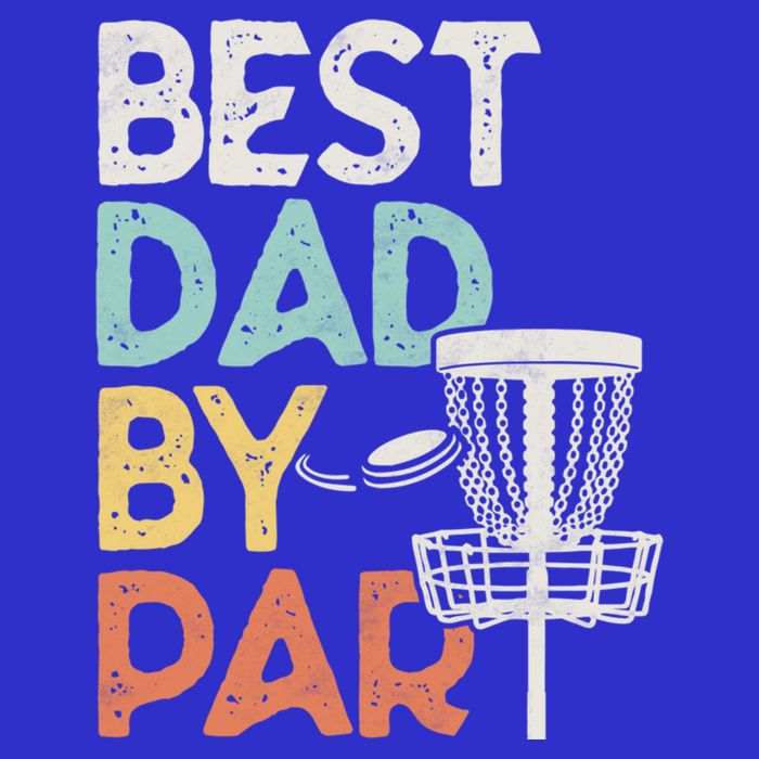 Vintage Funny Best Dad By Par Disk Golf Dad Funny Gift Visor
