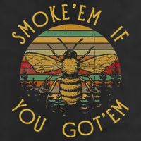 Vintage Funny Beekeeping Bee Gifts Smoke Them Bees Beanie