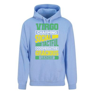 Virgo Facts Birthday Gift Astrology Horoscope Virgo Zodiac Cute Gift Unisex Surf Hoodie