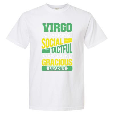 Virgo Facts Birthday Gift Astrology Horoscope Virgo Zodiac Cute Gift Garment-Dyed Heavyweight T-Shirt