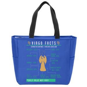 Virgo Facts Birthday Zodiac Signs Astrology Horoscope Gift Zip Tote Bag