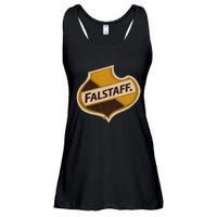 Vintage Falstaffs Beer American Brewery Distressed Tee Ladies Essential Flowy Tank