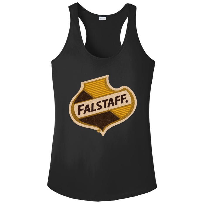 Vintage Falstaffs Beer American Brewery Distressed Tee Ladies PosiCharge Competitor Racerback Tank