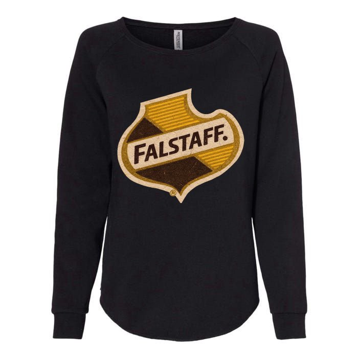 Vintage Falstaffs Beer American Brewery Distressed Tee Womens California Wash Sweatshirt