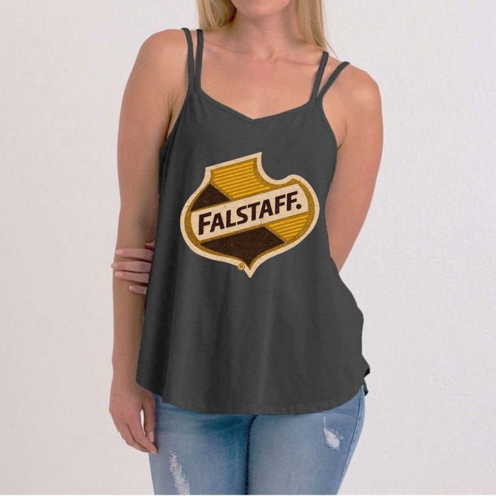 Vintage Falstaffs Beer American Brewery Distressed Tee Women's Strappy Tank