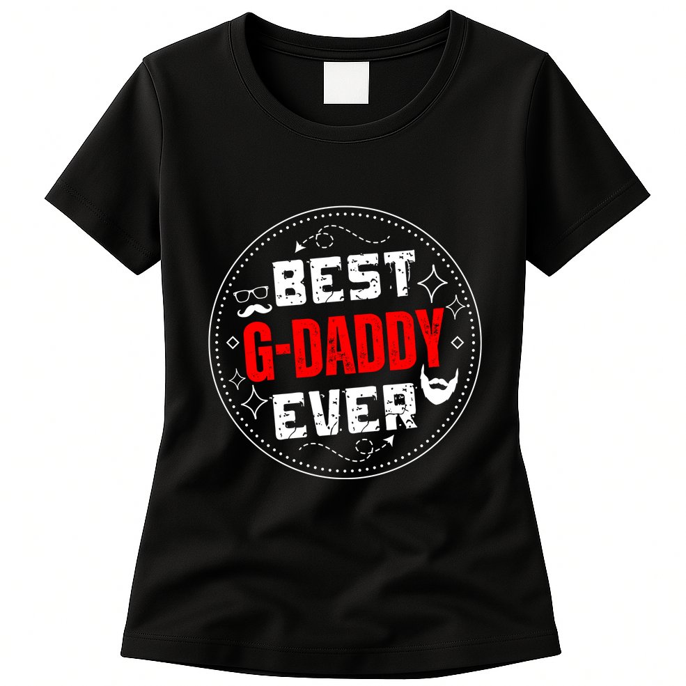 Vintage Funny Best Gdaddy Ever Graddaddy Womens T-Shirt