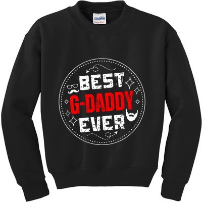 Vintage Funny Best Gdaddy Ever Graddaddy Kids Sweatshirt