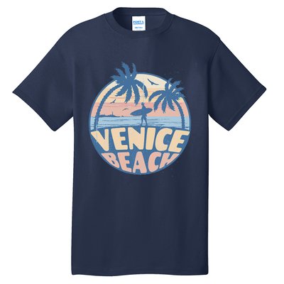 Venice Florida Beach Surf Summer Vacation Vintage Tall T-Shirt