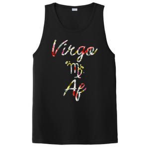 Virgo Floral Born In August September Birthday Gift Virgo Gift PosiCharge Competitor Tank