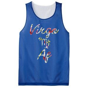 Virgo Floral Born In August September Birthday Gift Virgo Gift Mesh Reversible Basketball Jersey Tank