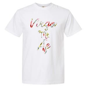 Virgo Floral Born In August September Birthday Gift Virgo Gift Garment-Dyed Heavyweight T-Shirt